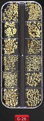 NDi Beauty Nail Art Mixed Jewelry G1026