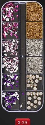 NDi Beauty Nail Art Mixed Jewelry G1029