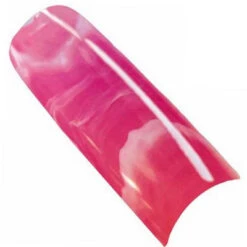 Lamour Marble Nail Tips -Hot Pink 110 Tips