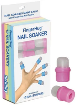 FingerHug Pink Nail Soaker - 10pc