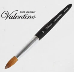Valentino Pure Kolinsky Black Wood Handle #20 -Best Manicure Store nb325a1 20 600 01149 19792 00840.1640210168